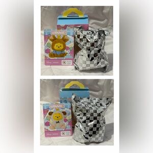 Miniso Winnie The Pooh Plush Vinyl pendants Confirmed Figure New - Roo and Shee